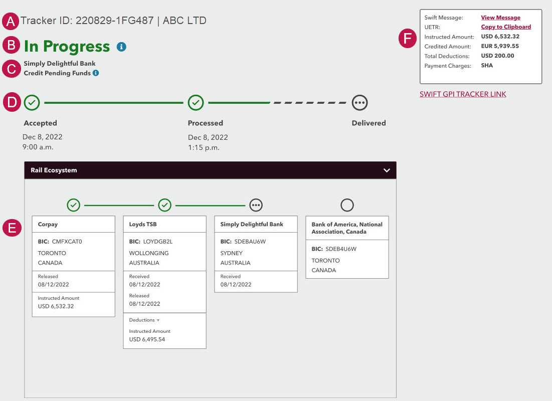 Trace Payments components